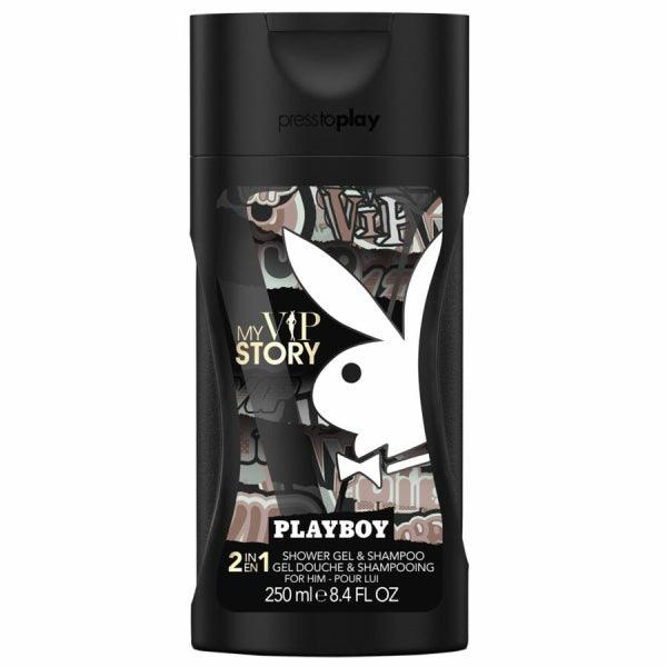 PLAY BOY VIP MY STORY SHOWER GEL& SHAMPOO 250ML - Nazar Jan's Supermarket