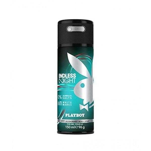 PLAYBOY ENDLESS NIGHT DEODORANT BODY SPRAY 150ML - Nazar Jan's Supermarket