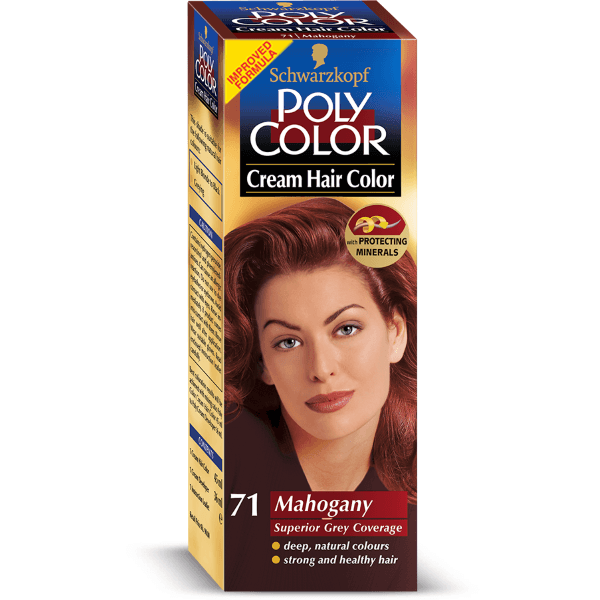 POLY COLOR MAHOGANY HAIR COLOR 71 45ML - Nazar Jan's Supermarket
