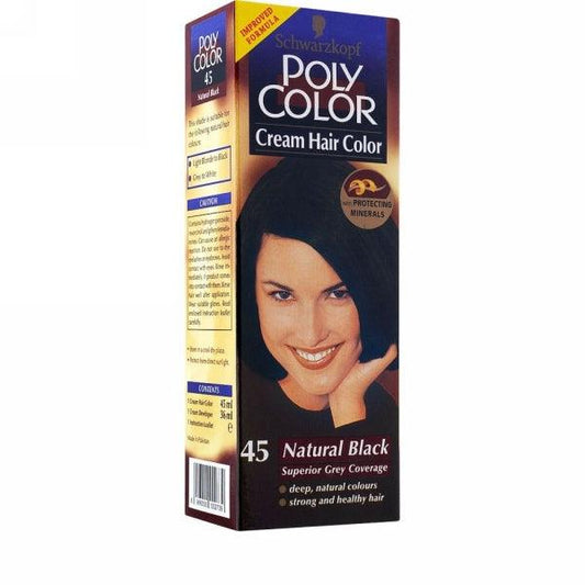 POLY COLOR NATURAL BLACK H/COLOR 45 45ML - Nazar Jan's Supermarket