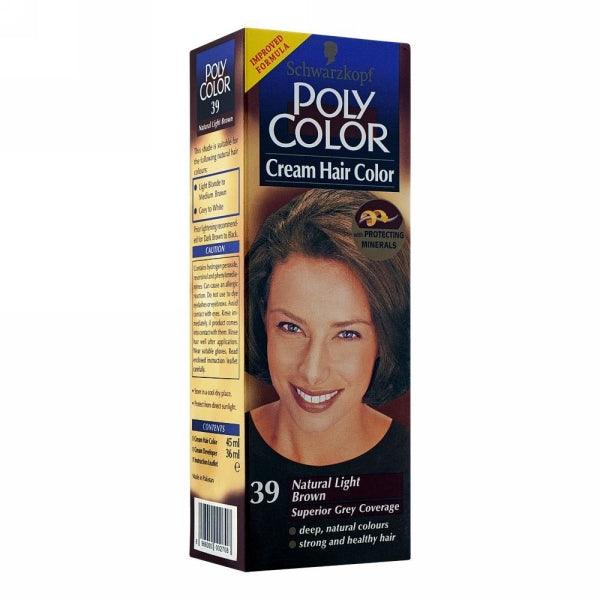 POLY COLOR NATURAL LIGHT HAIR COLOR 39 45ML - Nazar Jan's Supermarket