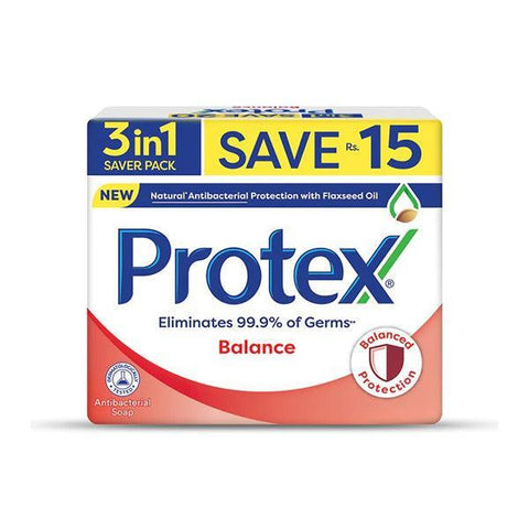 PROTEX BALANCE ANTIBACTERIAL SOAP 3IN1 95G - Nazar Jan's Supermarket