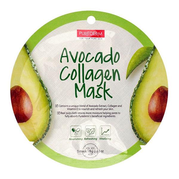 PUREDERM AVOCADO COLLAGEN MASK 18G - Nazar Jan's Supermarket