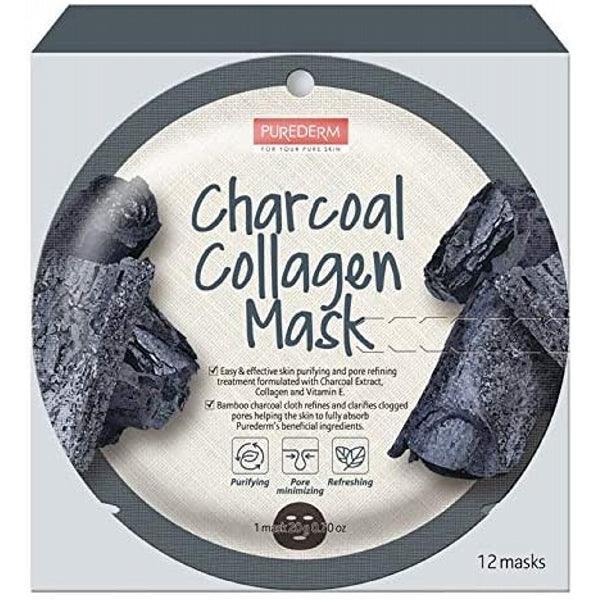 PUREDERM CHARCOAL COLLAGEN MASK 18GM - Nazar Jan's Supermarket