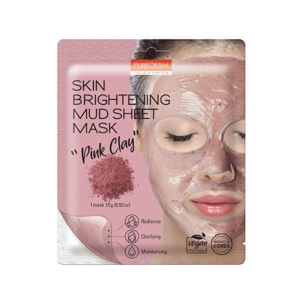 PUREDERM MUD SHEET MASK PINK CLAY 10G - Nazar Jan's Supermarket