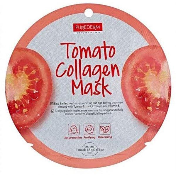 PUREDERM TOMATO COLLAGEN MASK 18GM - Nazar Jan's Supermarket