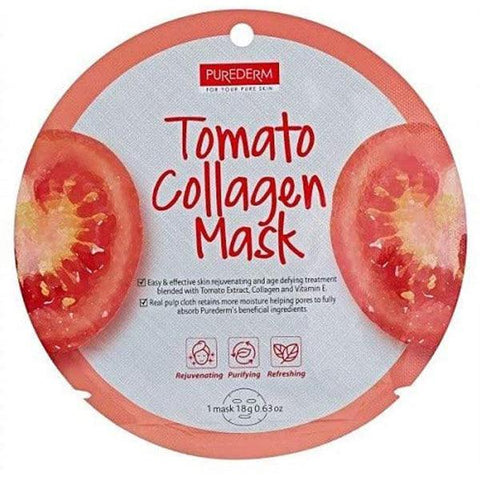 PUREDERM TOMATO COLLAGEN MASK 18GM - Nazar Jan's Supermarket