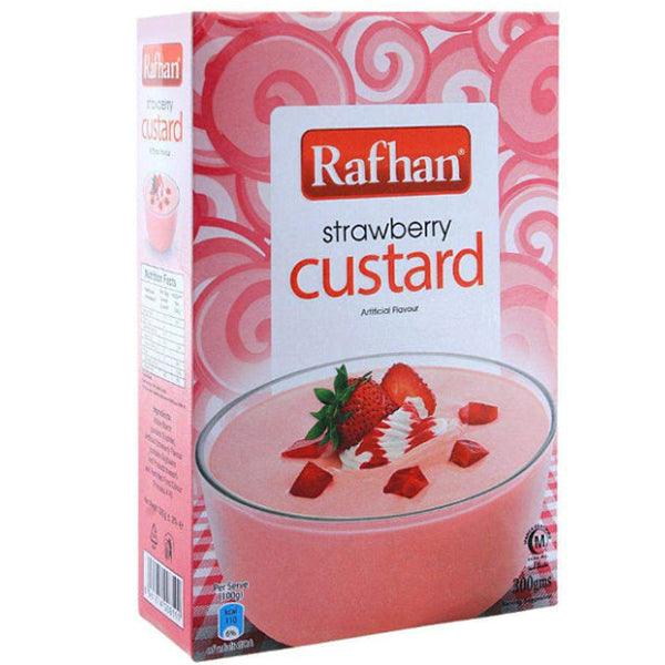 RAFHAN STRAWBERRY CUSTARD 275GMS - Nazar Jan's Supermarket