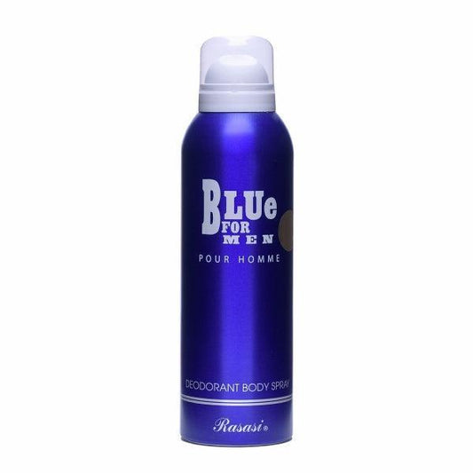 RASASI BLUE FOR MEN DEODORANT BODY SPRAY 200ML - Nazar Jan's Supermarket