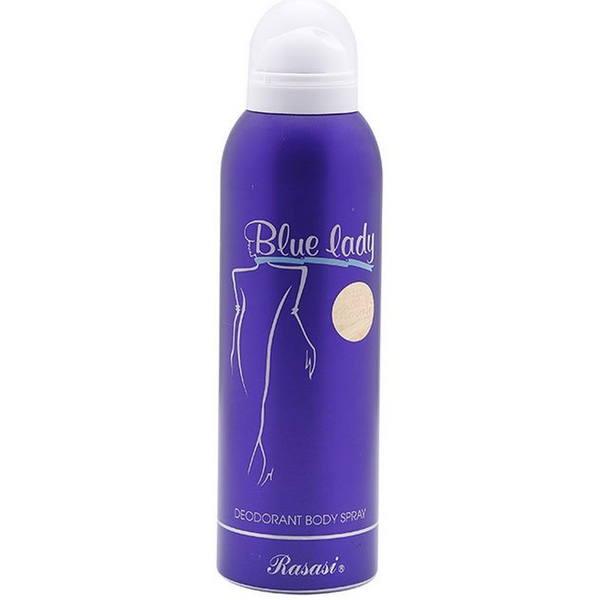 RASASI BLUE LADY BODY SPRAY 200ML - Nazar Jan's Supermarket