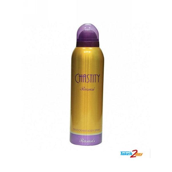 RASASI CHASTITY POUR FEMME B/S 200ML - Nazar Jan's Supermarket