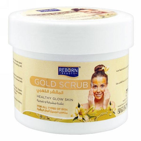 REBORN BEAUTY GOLD SCRUB HEALTHY GLOW SKIN 500ML - Nazar Jan's Supermarket