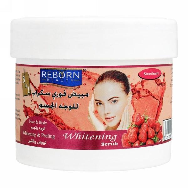 REBORN BEAUTY WHITENING SCRUB STRAWBERRY 500 - Nazar Jan's Supermarket