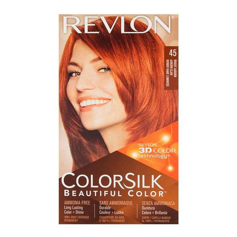 REVLON HAIR COLOR SILK 45 BRIGHT AUBURN - Nazar Jan's Supermarket