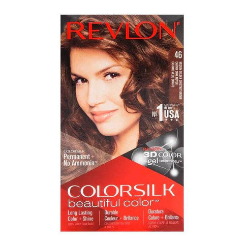 REVLON HAIR COLOR SILK 46 MEDIUM GOLDEN - Nazar Jan's Supermarket