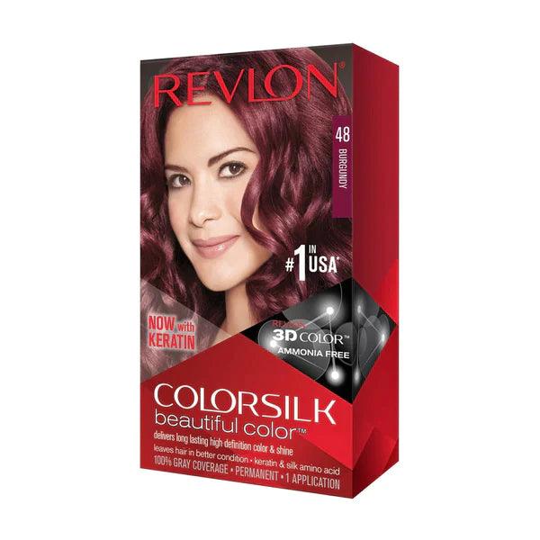 REVLON HAIR COLOR SILK 48 BURGUNDY - Nazar Jan's Supermarket