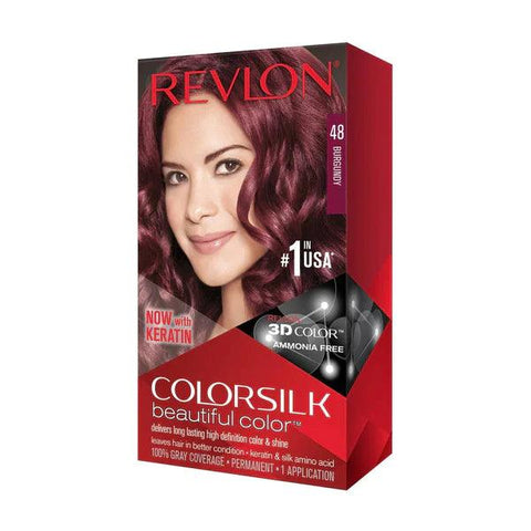 REVLON HAIR COLOR SILK 48 BURGUNDY - Nazar Jan's Supermarket