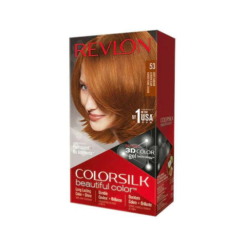 REVLON HAIR COLOR SILK 53 LIGHT AUBURN - Nazar Jan's Supermarket