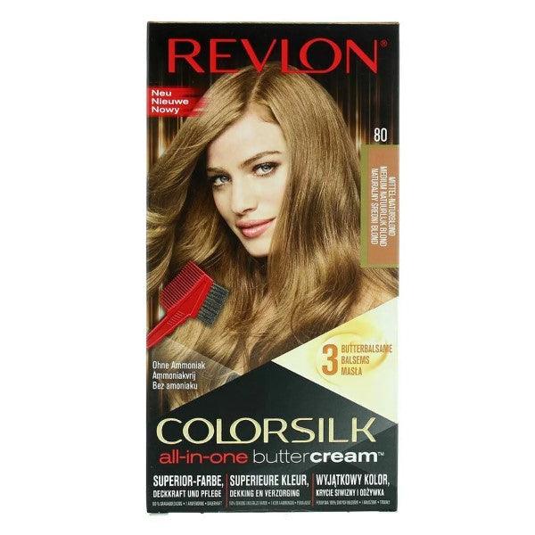 REVLON HAIR COLOR SILK 80 MEDIUM NATRUAL - Nazar Jan's Supermarket