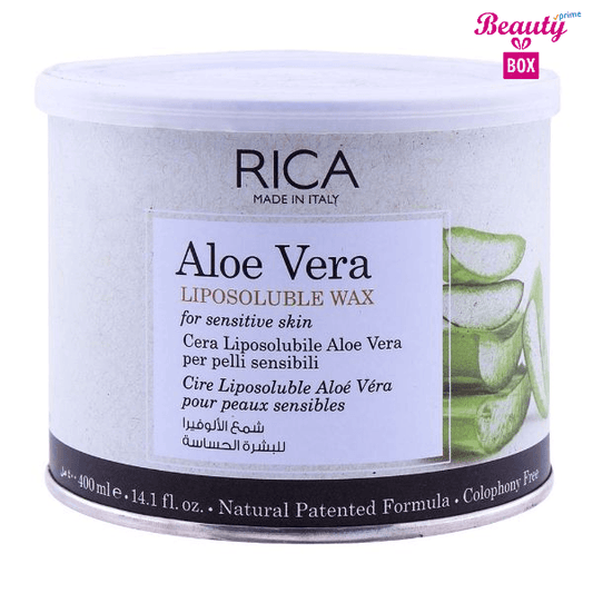 RICA ALOE VERA LIPOSOLUBLE WAX 400ML - Nazar Jan's Supermarket