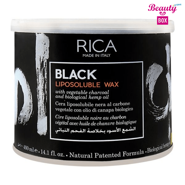 RICA BLACK LIPOSOLUBLE WAX 400ML - Nazar Jan's Supermarket