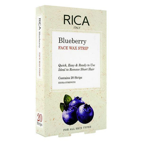 RICA FACE STRIPS BLUEBERRY 20S TRIPS - Nazar Jan's Supermarket