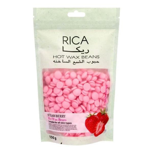 RICA HOT WAX BEANS STRAWBERRY 150G - Nazar Jan's Supermarket