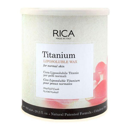 RICA TITANIUM LIPSOLUBLE WAX 800ML - Nazar Jan's Supermarket