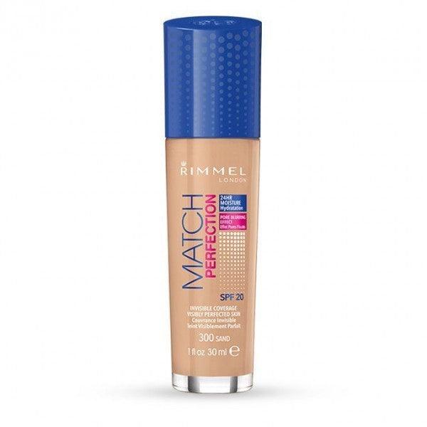 RIMMEL MATCH PERFECTION FOUNDATION 300 SAND 30ML - Nazar Jan's Supermarket