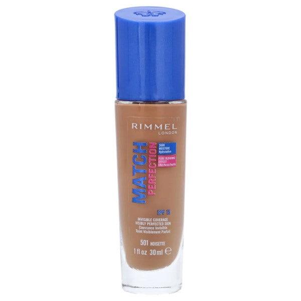 RIMMEL MATCH PERFECTION FOUNDATION 502 NOISTTE 30ML - Nazar Jan's Supermarket