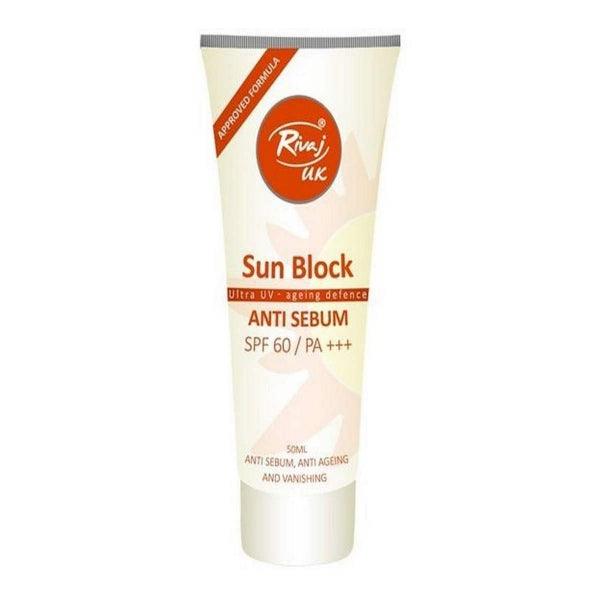 RIVAJ ANTI SEBUM SPF 60 SUN BLOCK 50ML - Nazar Jan's Supermarket