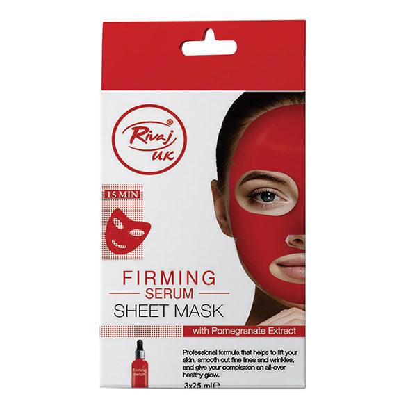 RIVAJ FIRMING SERUM SHEET MASK 3PCS - Nazar Jan's Supermarket