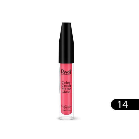 RIVAJ HD COLOR CRUSH MATTE LIPGLOSS #14 - Nazar Jan's Supermarket