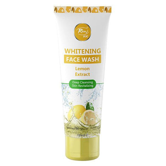RIVAJ LEMON EXTRACT WHITENING FACE WASH 100ML - Nazar Jan's Supermarket
