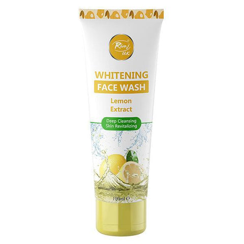 RIVAJ LEMON EXTRACT WHITENING FACE WASH 100ML - Nazar Jan's Supermarket