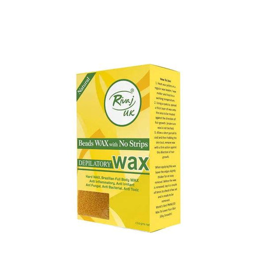 RIVAJ UK BEADS LEMON WAX WITH NO STRIPS 150GM - Nazar Jan's Supermarket