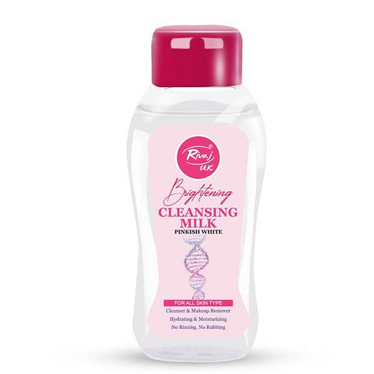 RIVAJ UK BRITHENING CLEANSING MILK PINKSH WHITE 100ML - Nazar Jan's Supermarket