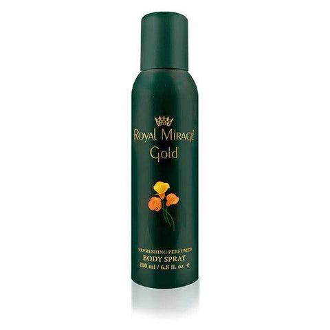 ROYAL MIRAGE GOLD BODY SPRAY 200ML - Nazar Jan's Supermarket