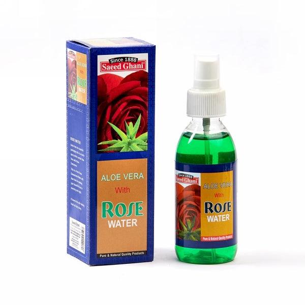 SAEED GHANI ALOE VERA WITH ROSE WATER 120ML - Nazar Jan's Supermarket