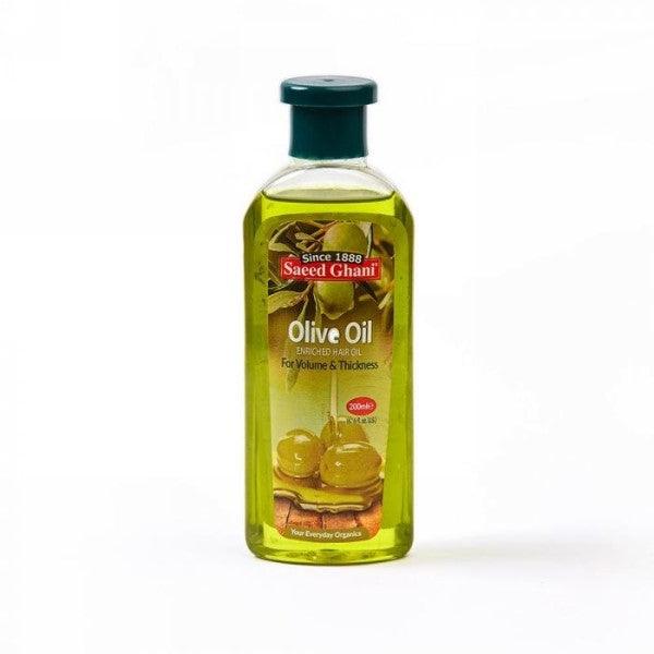 SAEED GHANI OLIVE OIL HAIR OIL 200ML - Nazar Jan's Supermarket