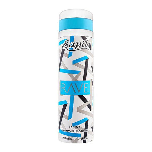 SAPIL RAVE DEODORANT BODY SPRAY 200ML - Nazar Jan's Supermarket