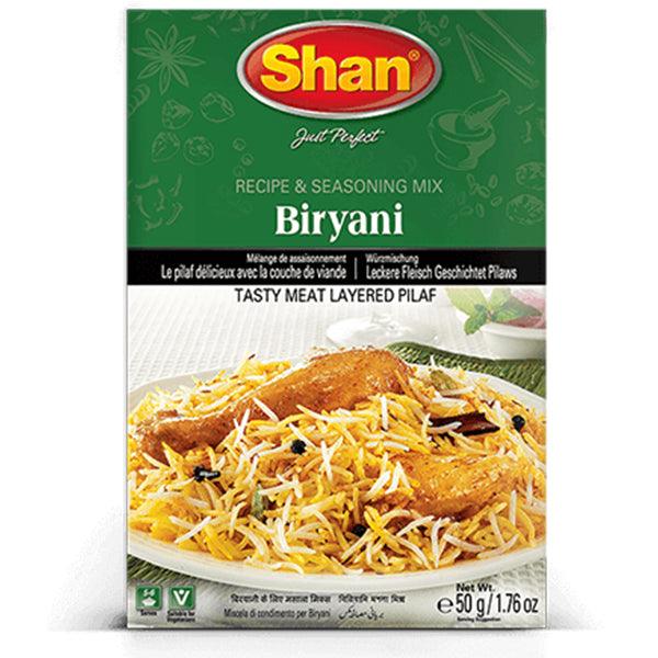 SHAN BIRYANI MASALA RECIPE MIX 10GM - Nazar Jan's Supermarket