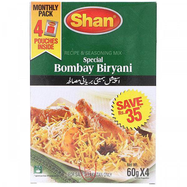 SHAN BOMBAY BIRYANI 4 PACKS 60GM - Nazar Jan's Supermarket