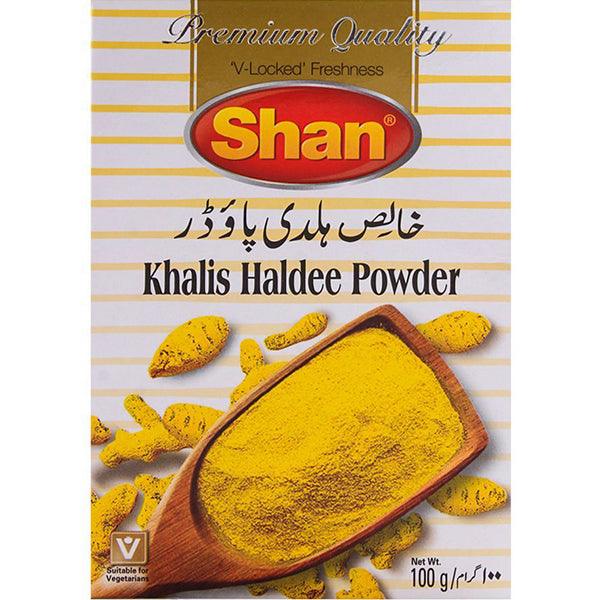 SHAN KHALIS HALDEE POWDER 100G - Nazar Jan's Supermarket