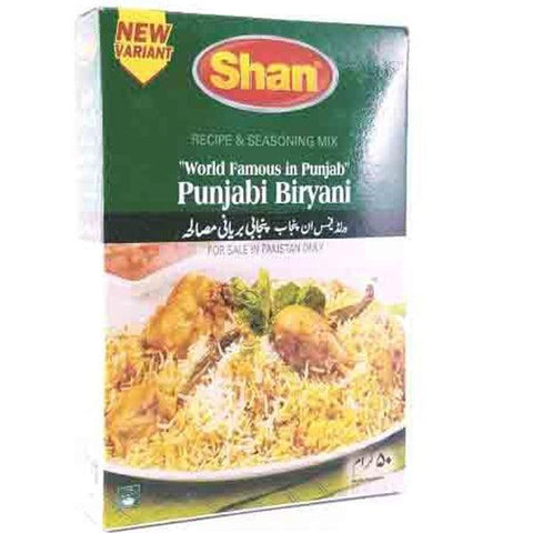 SHAN PNJABI BIRYANI MASALA 50G - Nazar Jan's Supermarket