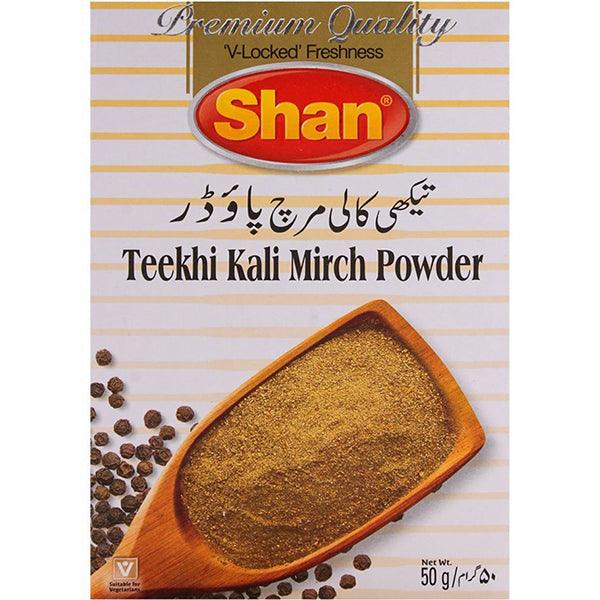 SHAN TEEKHI KALI MIRCH 50G - Nazar Jan's Supermarket