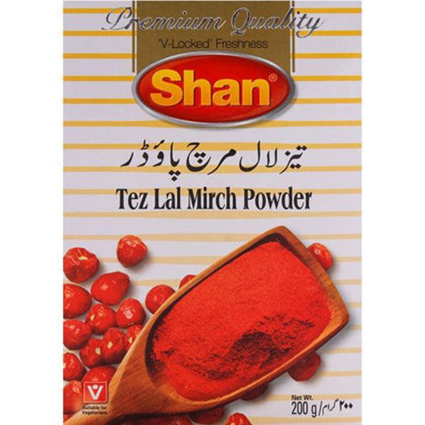 SHAN TEZ LAL MIRCH POWDER 200G - Nazar Jan's Supermarket