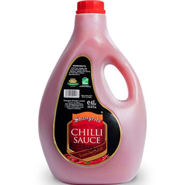 SHANGRILA CHILLI SAUCE CAN 4LTR - Nazar Jan's Supermarket