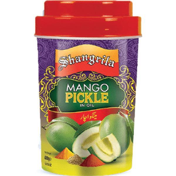 SHANGRILA MANGO PICKLE IN OIL 400GM - Nazar Jan's Supermarket