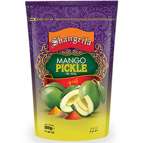 SHANGRILA MANGO PICKLE IN OIL 500GM - Nazar Jan's Supermarket